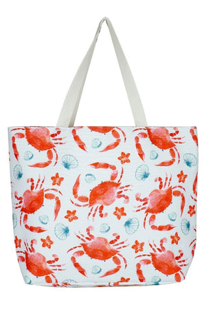 Crab Beach Tote Bag