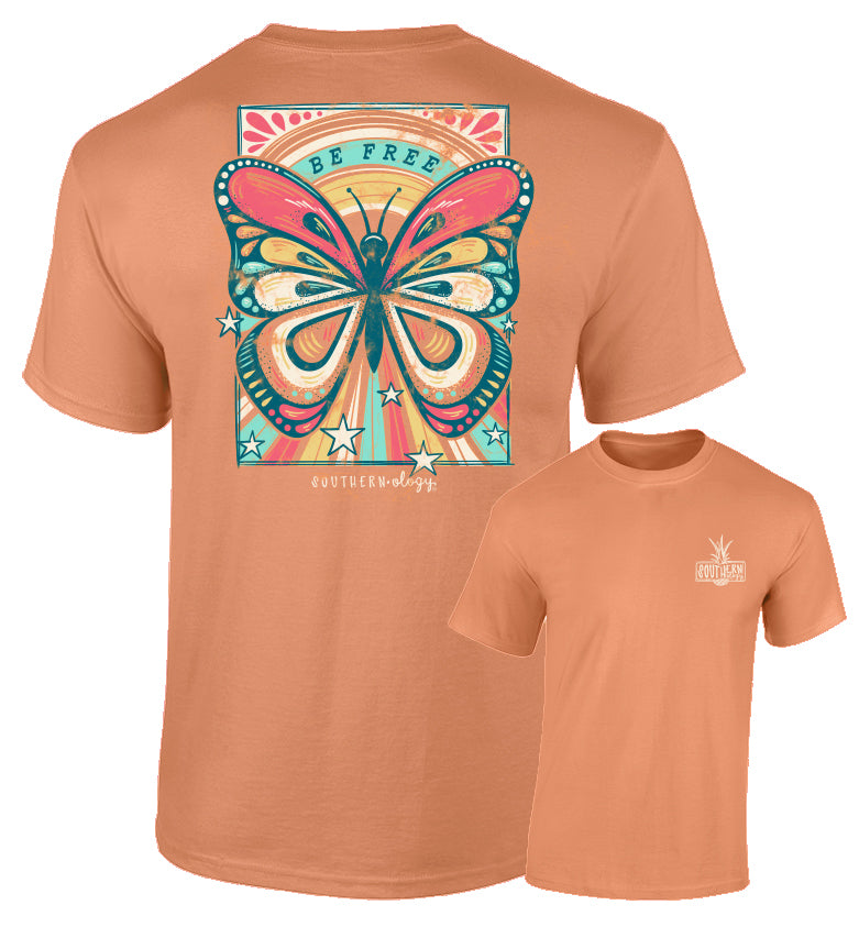 Southernology - Be Free Butterfly Tee Shirt (Lead Time 2 Weeks)