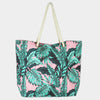 Pink Palm Beach Bag