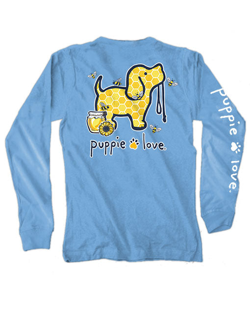 Honey Bee Pup Long Sleeve Tee By Puppie Love (Pre-Order 2-3 Weeks)