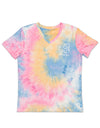 Rainbow Tie Dye Lounge V-Neck By Puppie Love (Pre-Order 2-3 Weeks)