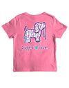 Youth Seahorse Pattern Pup Short Sleeve By Puppie Love (Pre-Order 2-3 Weeks)