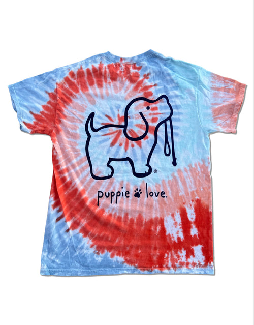 puppie love tie dye shirt