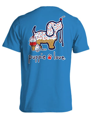USA Ice Cream Pup Short Sleeve By Puppie Love (Pre-Order 2-3 Weeks)