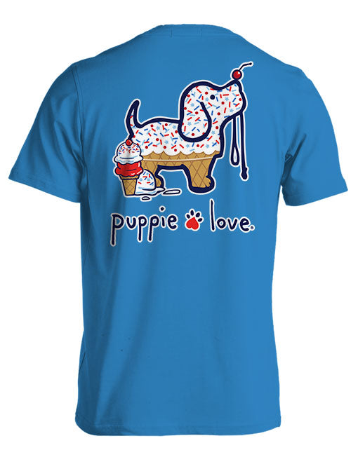 USA Ice Cream Pup Short Sleeve By Puppie Love (Pre-Order 2-3 Weeks)