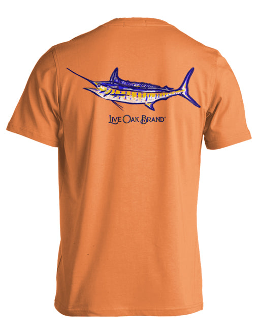 Painted Marlin Short Sleeve By Live Oak Brand (Pre-Order 2-3 Weeks)