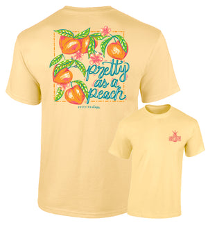 Southernology - Pretty As A Peach Tee Shirt (Lead Time 2 Weeks)