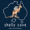Australia Navy Tee- Shelly Cove