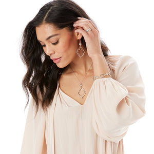 Journey To India Lotus Necklace by Brighton