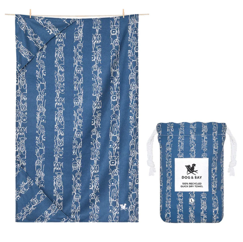 Dock & Bay Quick Dry Dog Towel Print Puppy Party