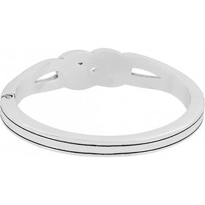 Interlok Hinged Bangle by Brighton