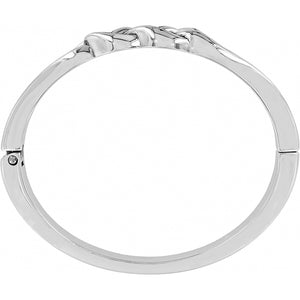 Interlok Hinged Bangle by Brighton